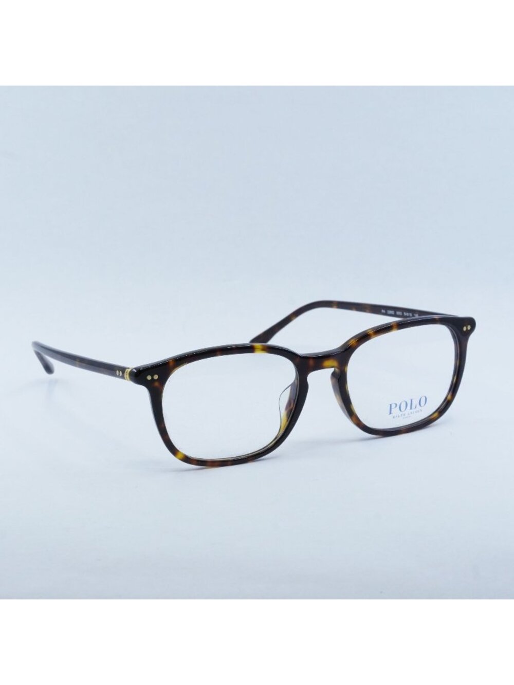Polo Ralph Lauren PH2266D 5003 Square Eyeglasses - Shiny Dark Havana
